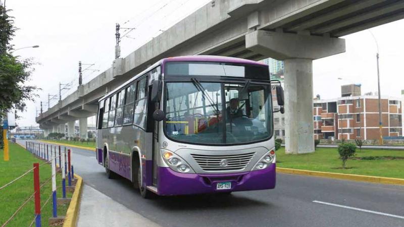  Corredor Morado suspensión de servicio