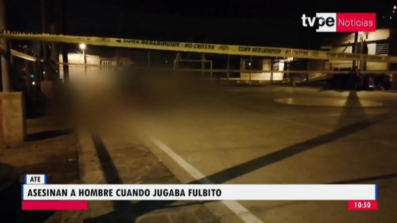 Crimen en Ate sicarios asesinato muerte