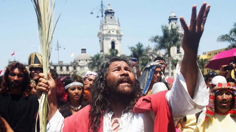 cristo cholo semana santa