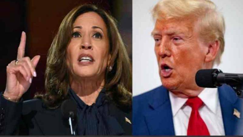 Donald Trump y Kamala Harris 