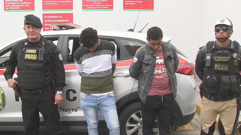 Robos Cajeros Policía Delincuentes Callao Cámaras de vigilancia