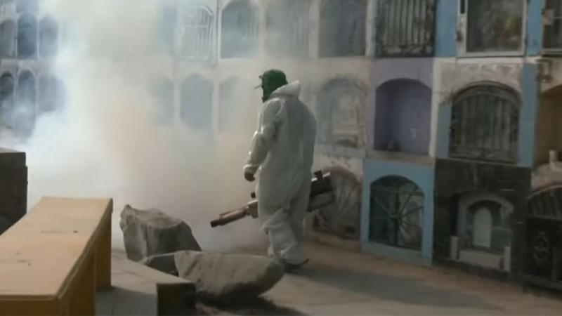 Dengue: fumigan cementerio Nueva Esperanza de Villa María del Triunfo