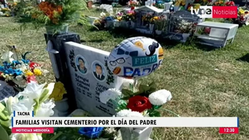 Tacna: decenas de familias visitan el cementerio general por el Día del Padre