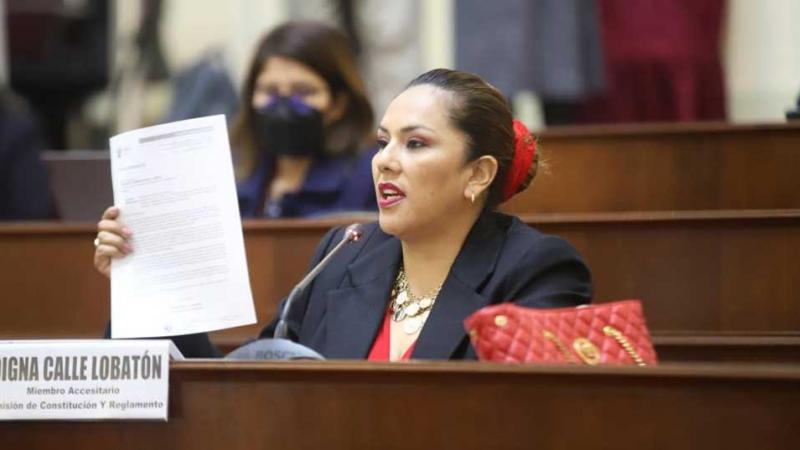 Comisión Permanente denuncias  congresista Digna Calle 