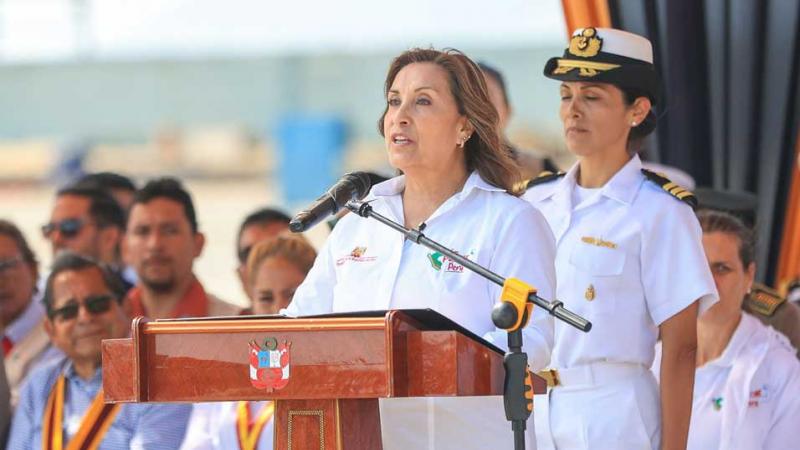 Presidenta Dina Boluarte   industrialización del país   Marina de Guerra