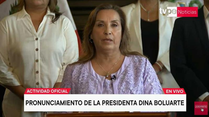 presidenta Dina Boluarte  caso Rolex
