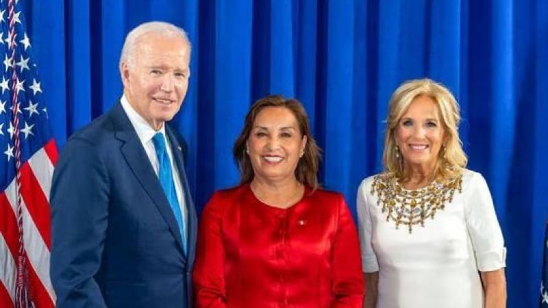 Dina Boluarte Joe Biden viaje