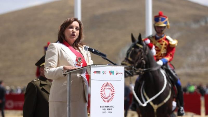 Dina Boluarte Batalla de Junín 6 de agosto unidad nacional