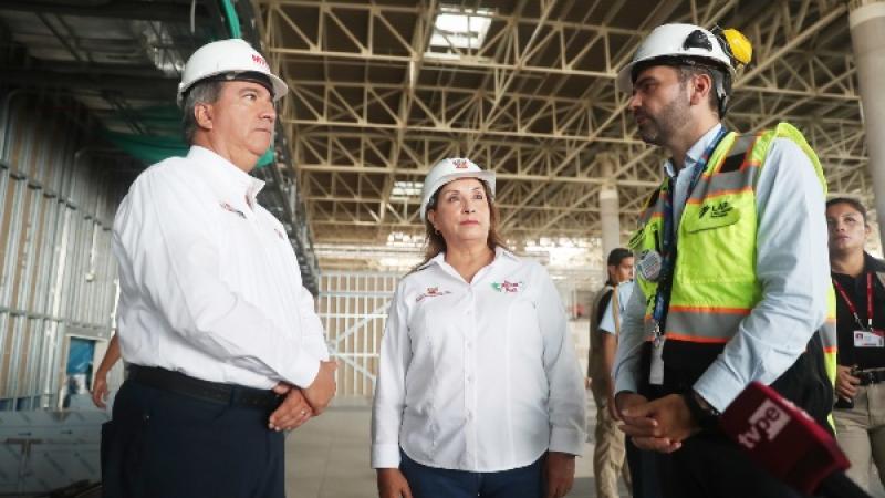 Dina Boluarte Nuevo aeropuerto Jorge Chávez LAP