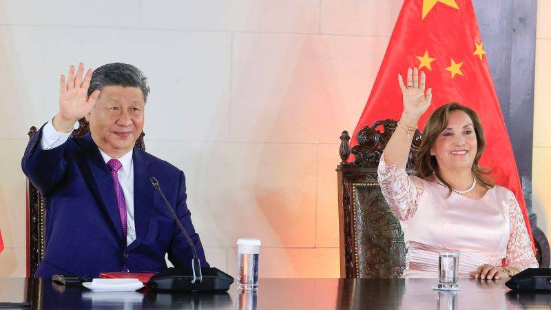 Dina Boluarte y Xi Jinping inauguran Terminal Portuario de Chancay en ceremonia histórica