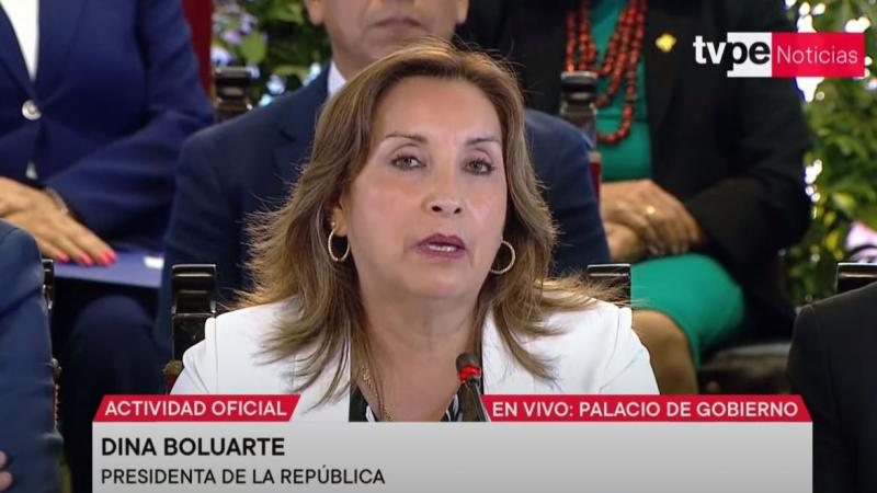 Presidenta Dina Boluarte: El 7 De Diciembre Debe Ser Un Día Para ...