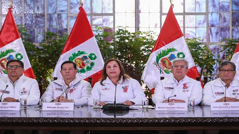 Presidenta Dina Boluarte Reinfo Minería Ilegal minería Congreso PCM