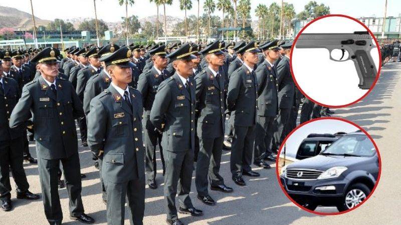 PNP armas vehículos