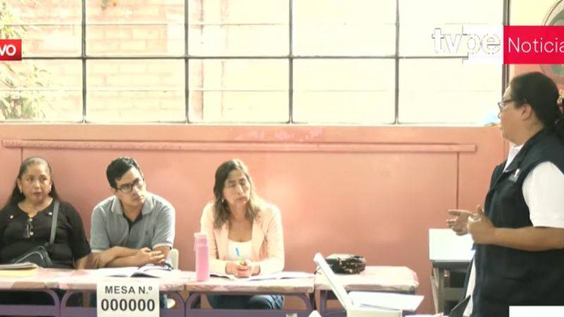 onpe capacitación miembros de mesa