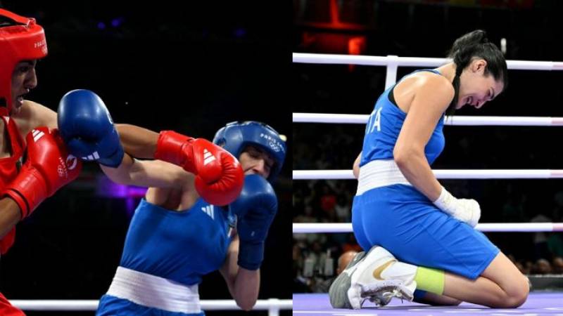 juegos olímpicos París 2024 boxeadora argelina