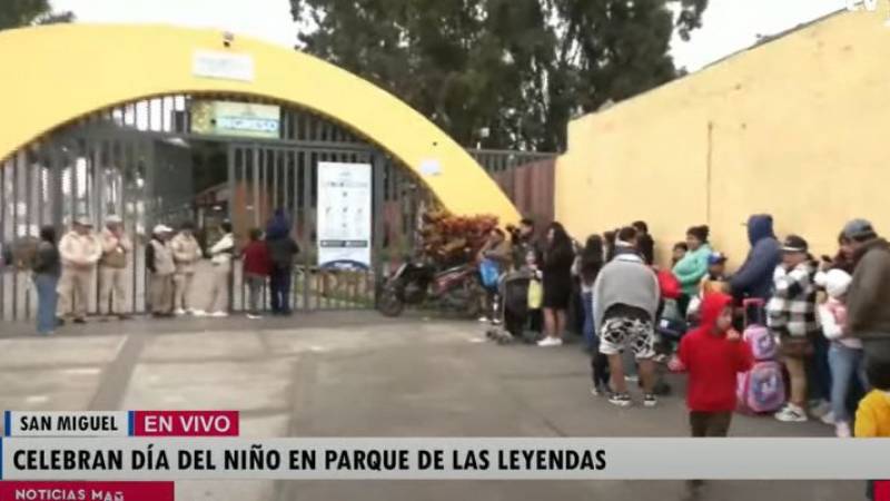 PARQUE DE LAS LEYENDAS DIA DEL NIÑO