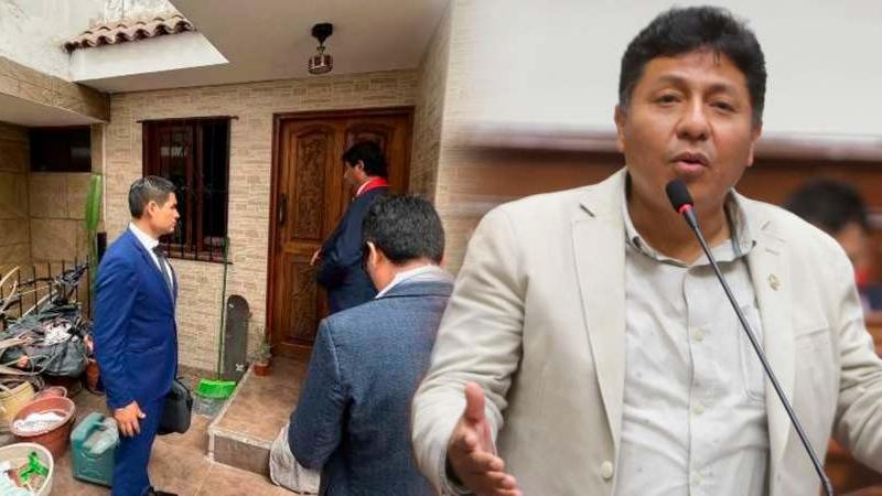 Raúl Doroteo allanan viviendas y oficinas Congreso de la República  