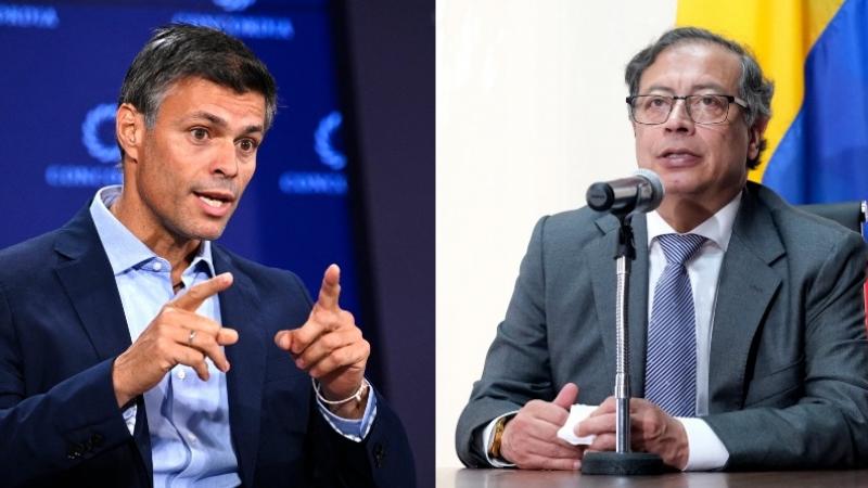 Leopoldo López le respondió a Gustavo Petro sobre su opinión de la crisis de Venezuela, a través de sus cuentas respectivas de Twitter, lo que fue compartido por miles de usuarios.