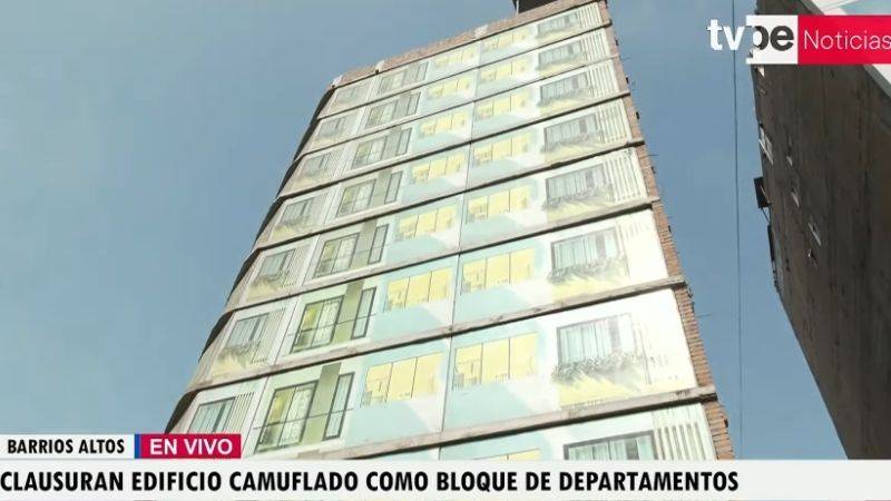 clausuran edificio cercado de Lima