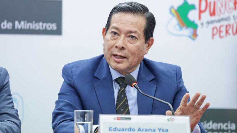premier Eduardo Arana