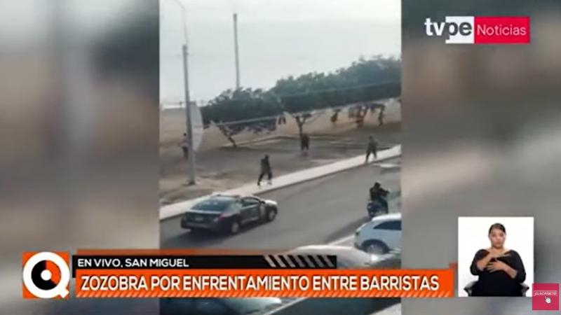 San Miguel: enfrentamiento entre barristas causa temor en vecinos