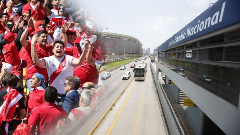 Estadio Nacional Selección Peruana ATU Hinchas Perú vs Argentina