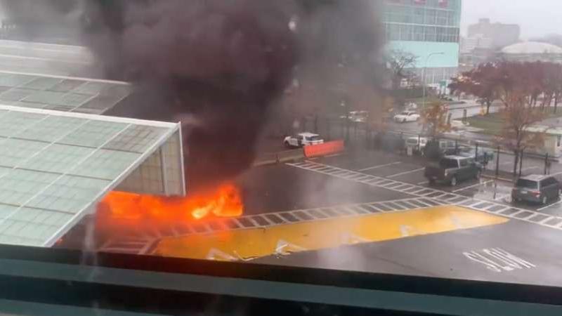 explosión en puente cercano al Niágara