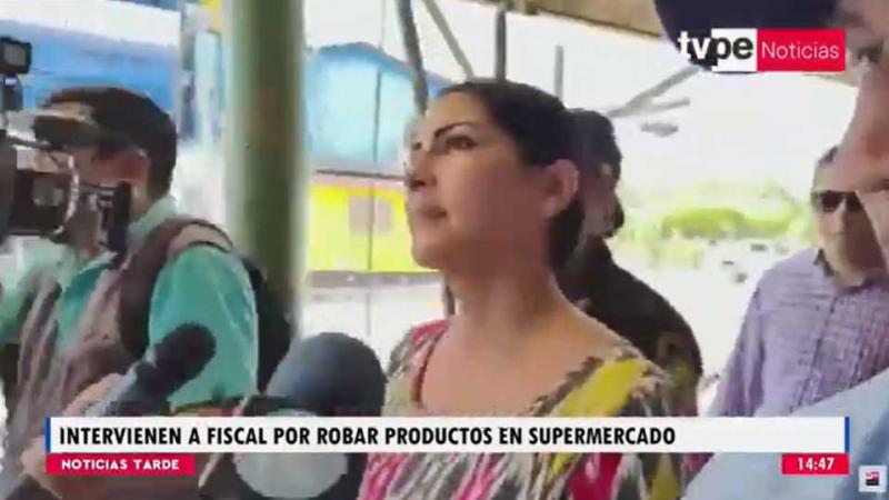 Pucallpa: intervienen a fiscal por robar productos en supermercado