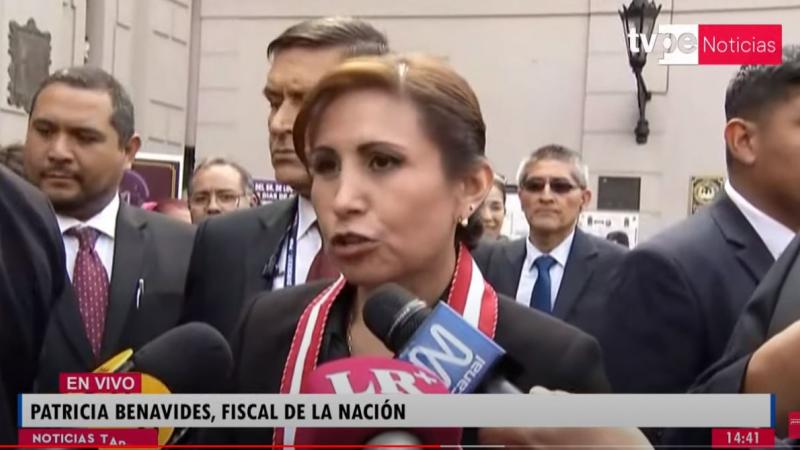 Fiscal de la Nación viaje Roma Dina Boluarte