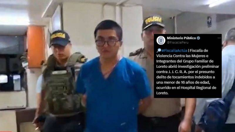 Fiscalía de Loreto toma acciones tras denuncia de tocamientos indebidos a menor en hospital