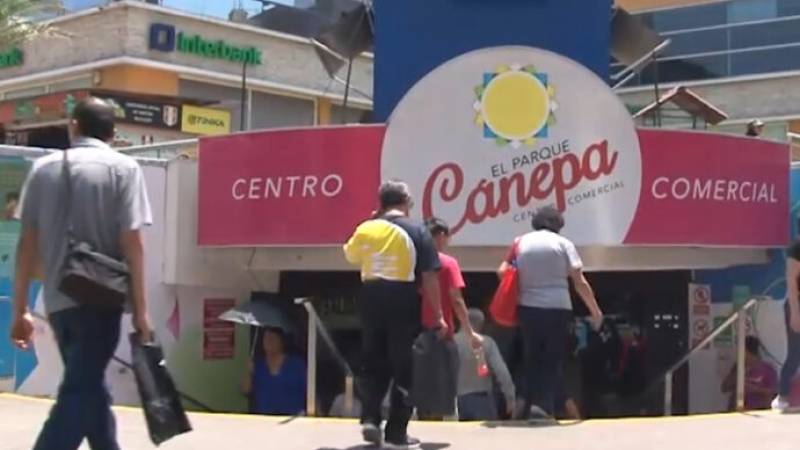 Gamarra Parque Cánepa comerciantes concesión