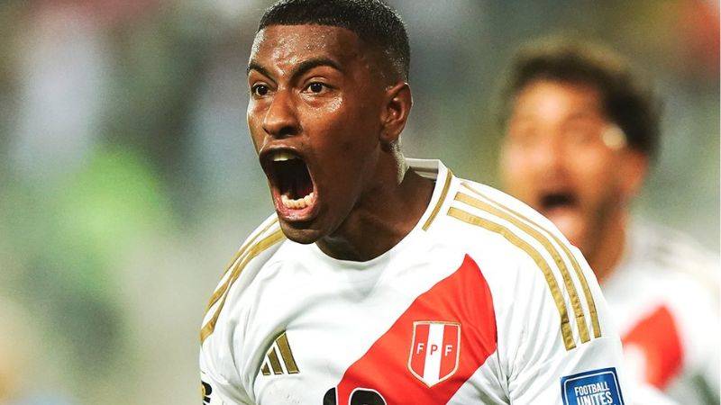 GOL MIGUEL ARAUJO PERU VS URUGUAY