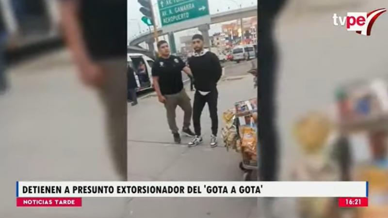 Los Olivos: detienen a presunto extorsionador del ‘gota a gota’