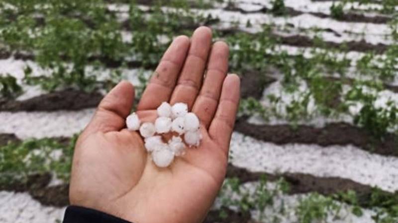 Granizo lluvia nieve