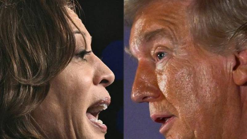 Donald Trump y Kamala Harris