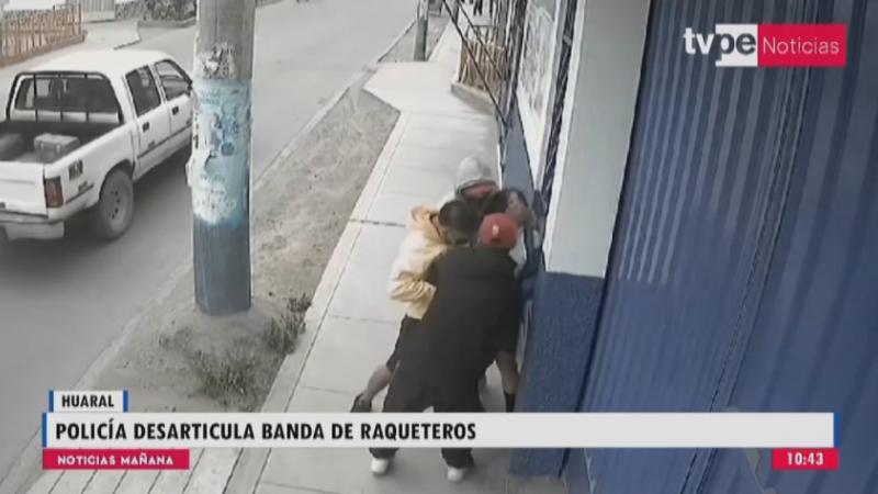 Huaral PNP Policía Nacional raqueteros