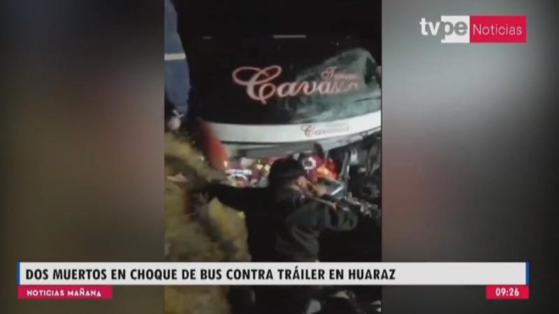 Huaraz Áncash muertos accidente de tránsito fallecidos heridos