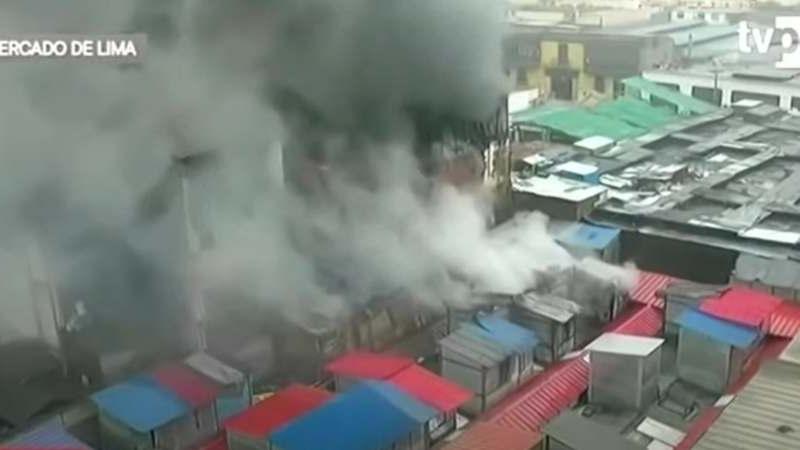 Incendio en Mesa Redonda 