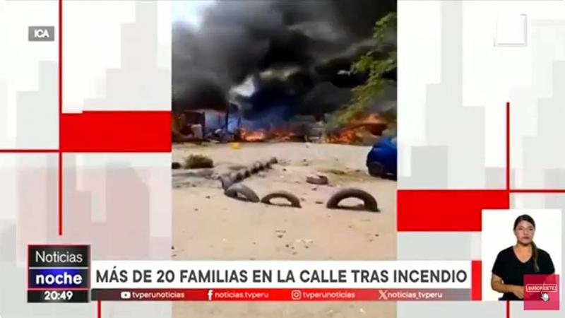 Ica incendio