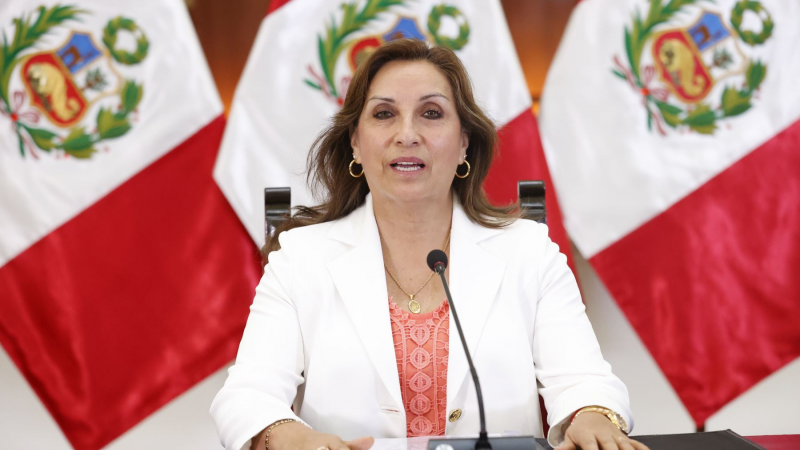 Dina Boluarte Presidenta Peru Dia de la Madre Mayo Palacio de Gobierno