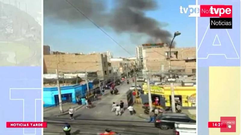 Breña: incendio bomberos