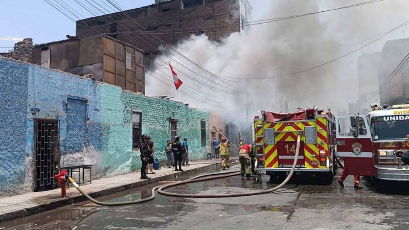 incendio en Cercado de Lima