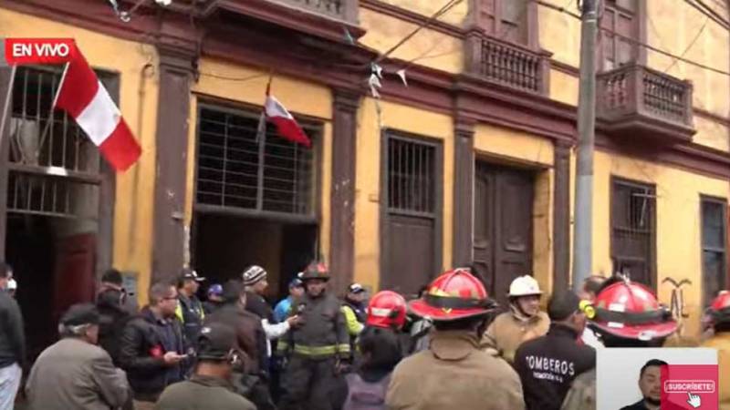 incendio en el Cercado de Lima