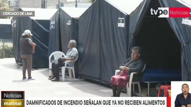 familias en carpas