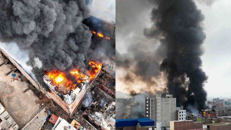 incendio en cercado de Lima