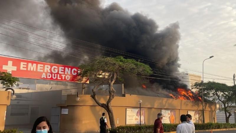 incendio en clinica san pablo