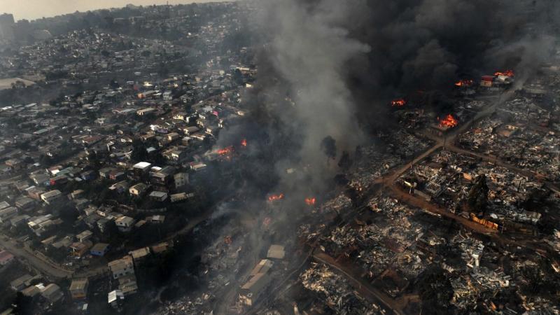 INCENDIO EN CHILE