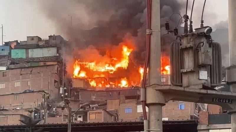 Incendio en San Juan de Lurigancho