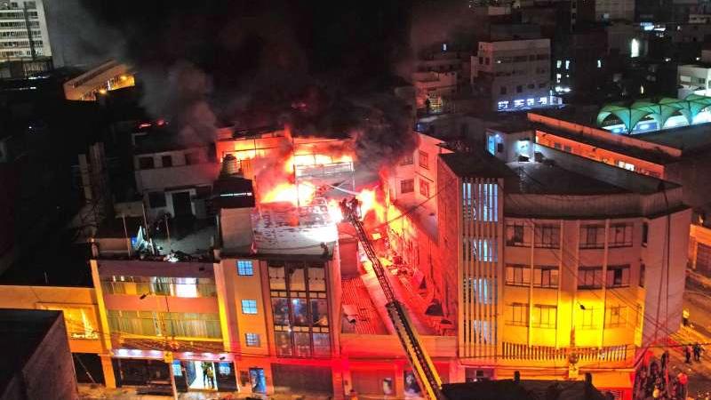 INCENDIO EN MESA REDONDA