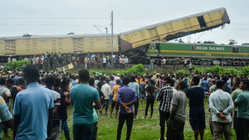 India choque de trenes